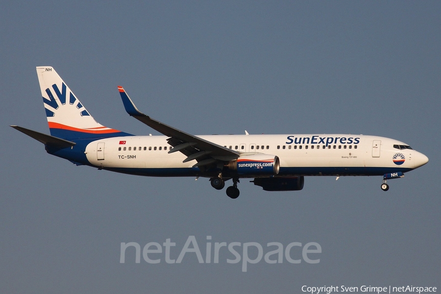 SunExpress Boeing 737-8FH (TC-SNH) | Photo 83161