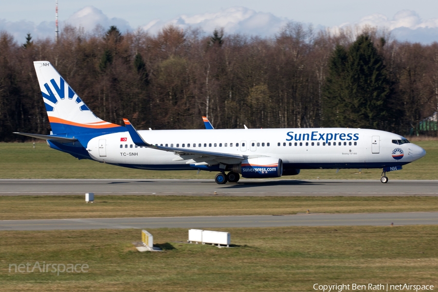 SunExpress Boeing 737-8FH (TC-SNH) | Photo 72754