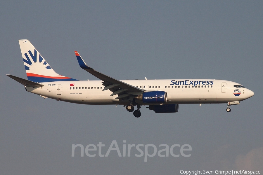 SunExpress Boeing 737-8FH (TC-SNI) | Photo 81964