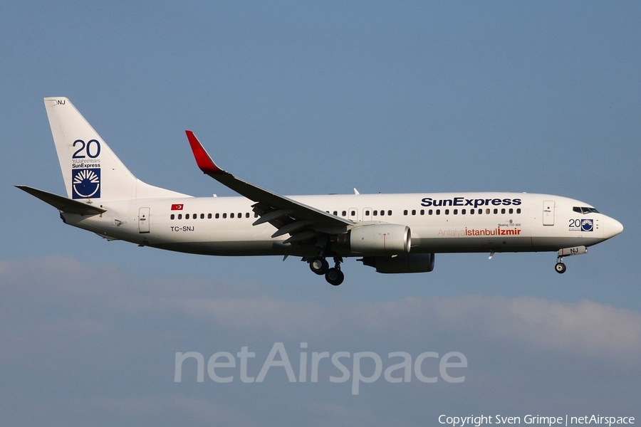 SunExpress Boeing 737-86J (TC-SNJ) | Photo 17358