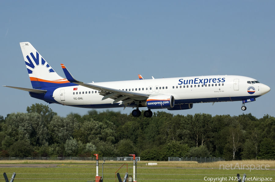 SunExpress Boeing 737-86N (TC-SNL) | Photo 102096