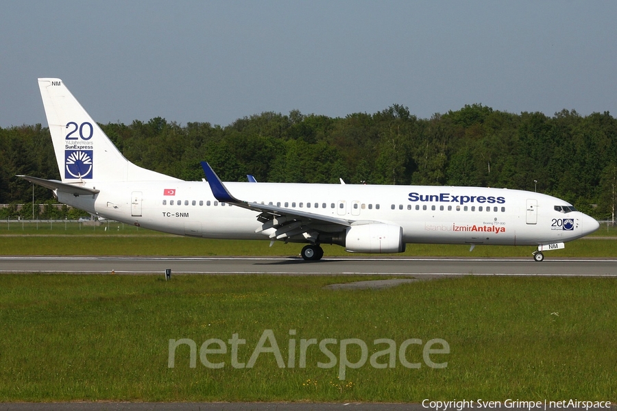 SunExpress Boeing 737-8BK (TC-SNM) | Photo 65829