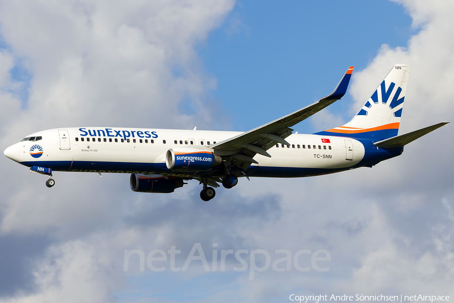 SunExpress Boeing 737-8HC (TC-SNN) | Photo 34135