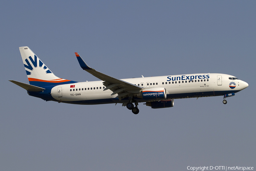 SunExpress Boeing 737-8HC (TC-SNN) | Photo 299540