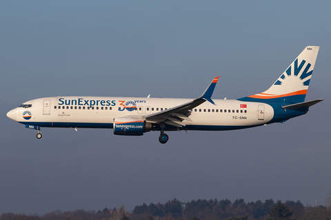 SunExpress Boeing 737-8HC (TC-SNN) at  Hamburg - Fuhlsbuettel (Helmut Schmidt), Germany