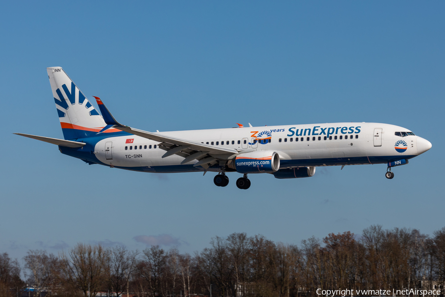 SunExpress Boeing 737-8HC (TC-SNN) | Photo 497390