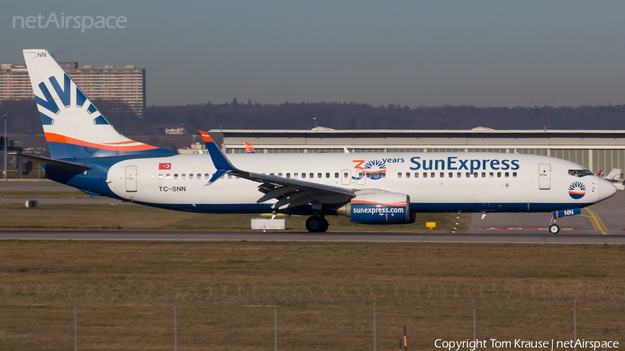 SunExpress Boeing 737-8HC (TC-SNN) | Photo 370745