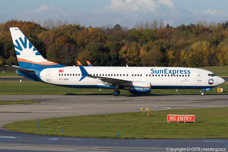 SunExpress Boeing 737-8HC (TC-SNO) | Photo 196768