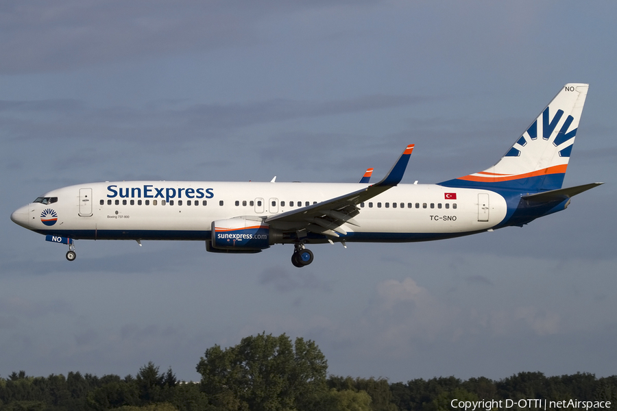SunExpress Boeing 737-8HC (TC-SNO) | Photo 450934