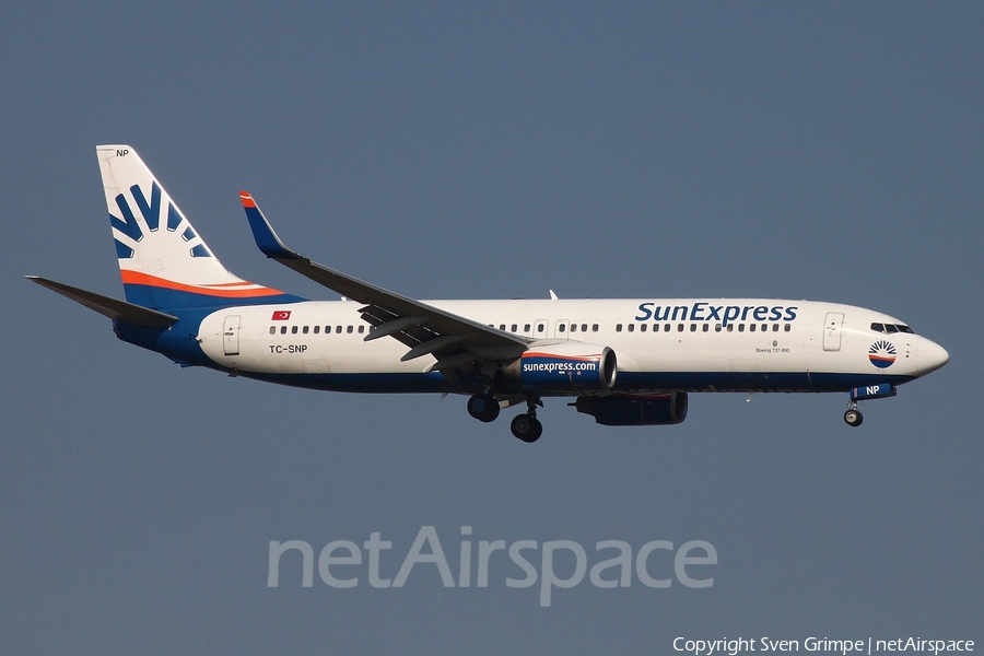 SunExpress Boeing 737-8HC (TC-SNP) | Photo 83439