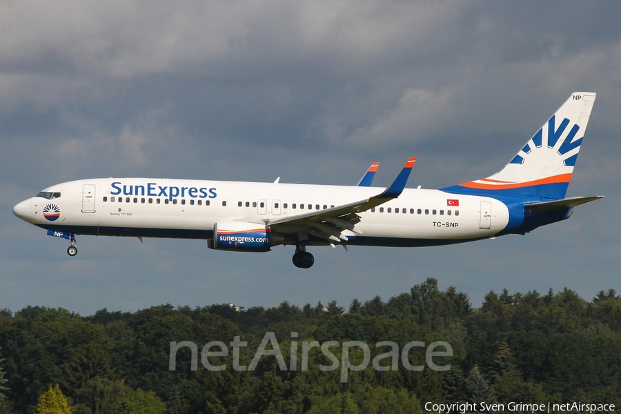 SunExpress Boeing 737-8HC (TC-SNP) | Photo 12008