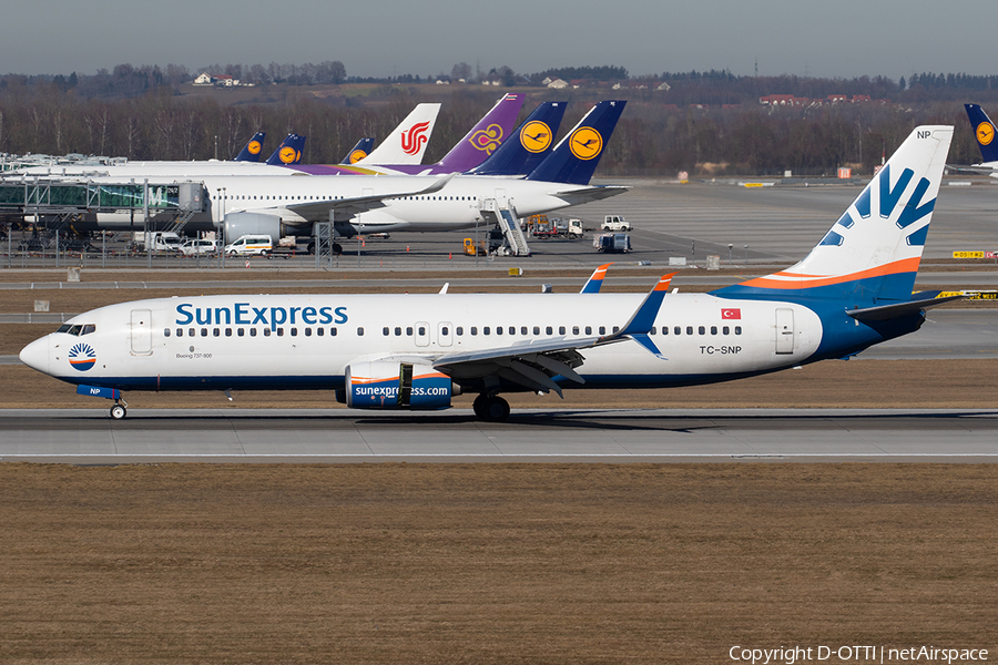 SunExpress Boeing 737-8HC (TC-SNP) | Photo 297785