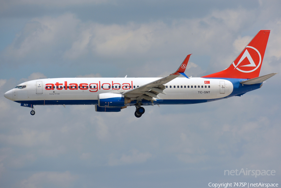AtlasGlobal (SunExpress) Boeing 737-8HC (TC-SNT) | Photo 167966