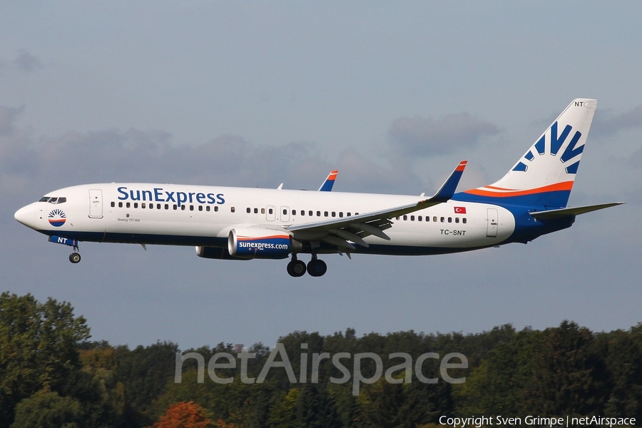 SunExpress Boeing 737-8HC (TC-SNT) | Photo 17417