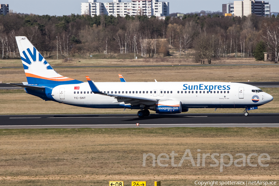 SunExpress Boeing 737-8HC (TC-SNT) | Photo 104254