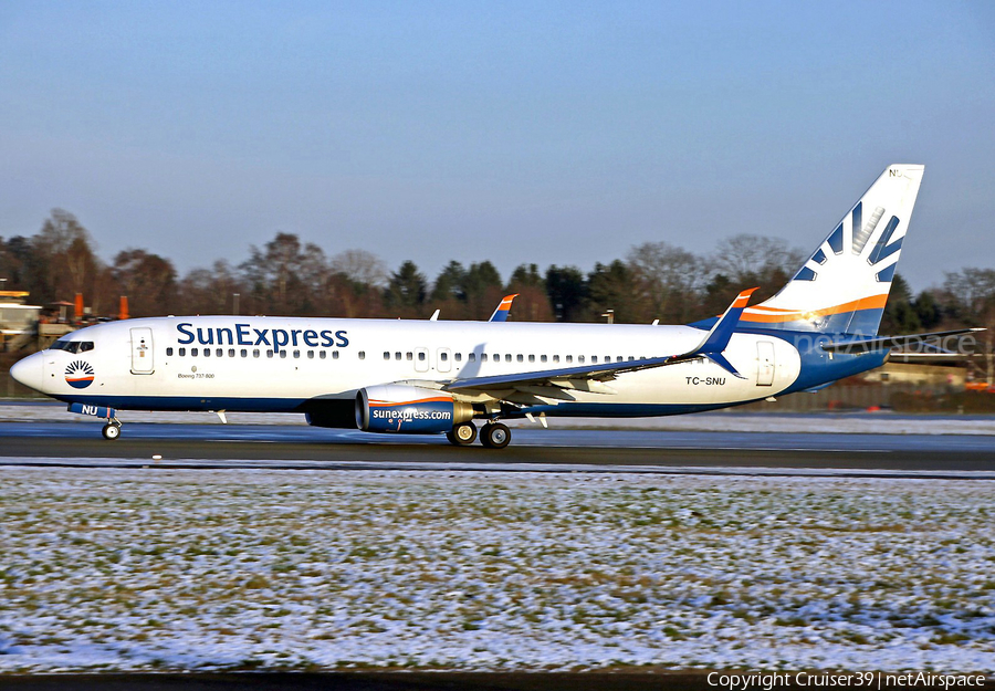 SunExpress Boeing 737-8HC (TC-SNU) | Photo 324913