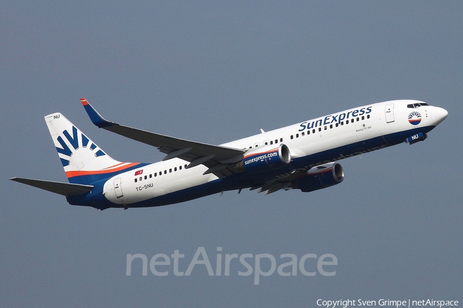 SunExpress Boeing 737-8HC (TC-SNU) | Photo 381618