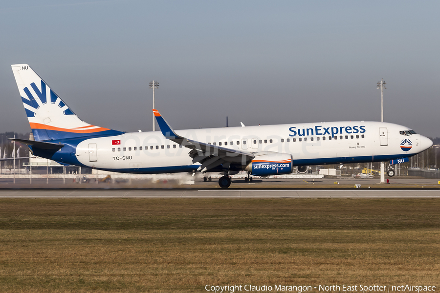 SunExpress Boeing 737-8HC (TC-SNU) | Photo 97325