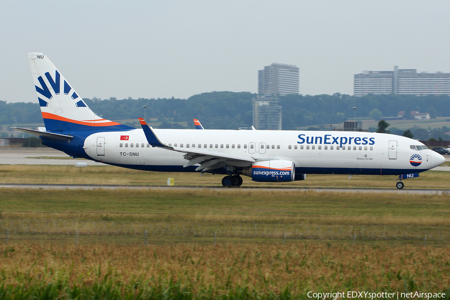 SunExpress Boeing 737-8HC (TC-SNU) | Photo 275875
