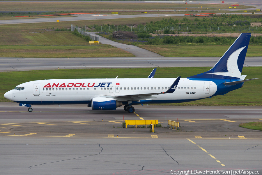 AnadoluJet Boeing 737-86J (TC-SNV) | Photo 51159