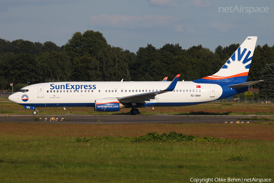 SunExpress Boeing 737-86J (TC-SNV) | Photo 38642