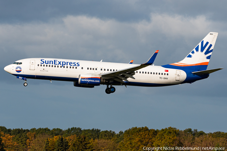 SunExpress Boeing 737-86J (TC-SNV) | Photo 355100