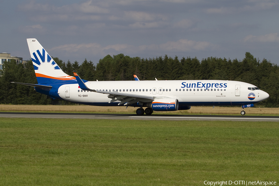 SunExpress Boeing 737-86J (TC-SNV) | Photo 388711