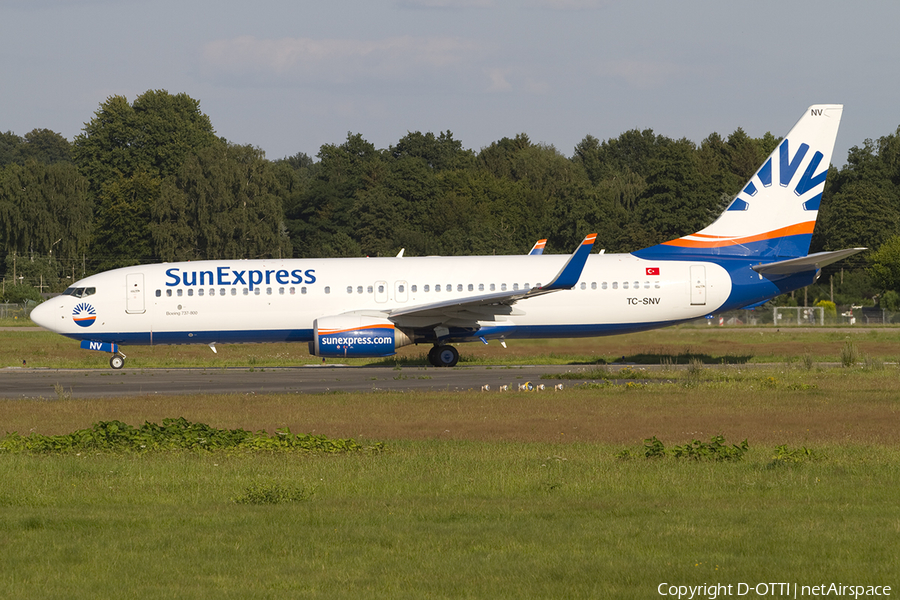 SunExpress Boeing 737-86J (TC-SNV) | Photo 389161