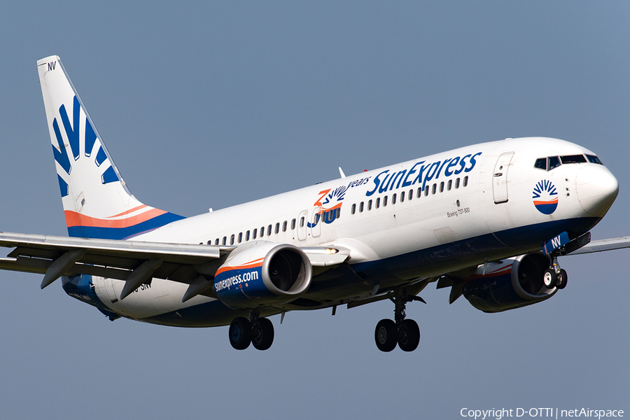 SunExpress Boeing 737-86J (TC-SNV) | Photo 390442