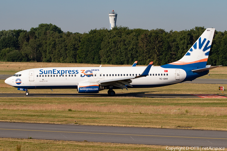 SunExpress Boeing 737-86J (TC-SNV) | Photo 392240