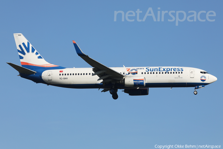 SunExpress Boeing 737-86J (TC-SNV) | Photo 479050