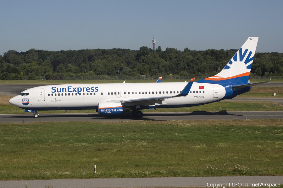 SunExpress Boeing 737-8K5 (TC-SNY) | Photo 413228