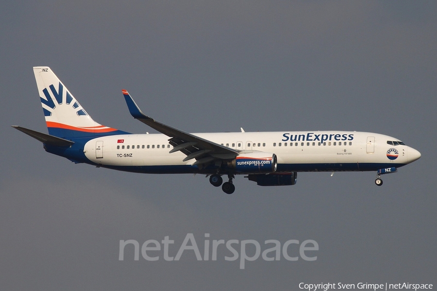 SunExpress Boeing 737-86N (TC-SNZ) | Photo 84299
