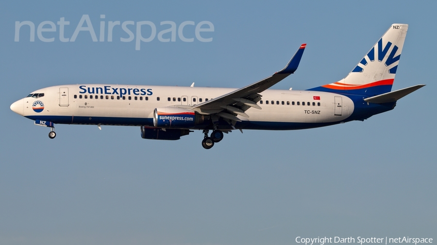 SunExpress Boeing 737-86N (TC-SNZ) | Photo 181346