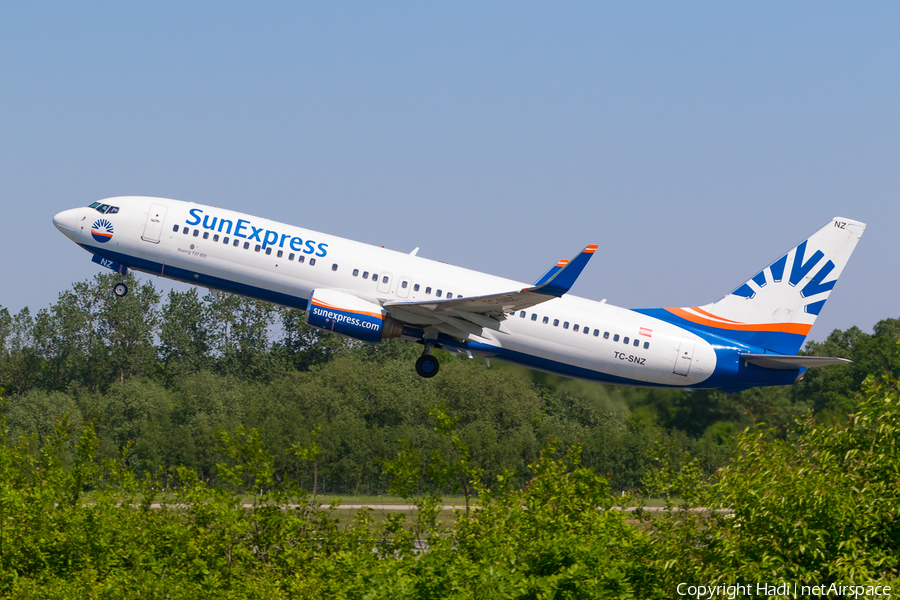 SunExpress Boeing 737-86N (TC-SNZ) | Photo 243801