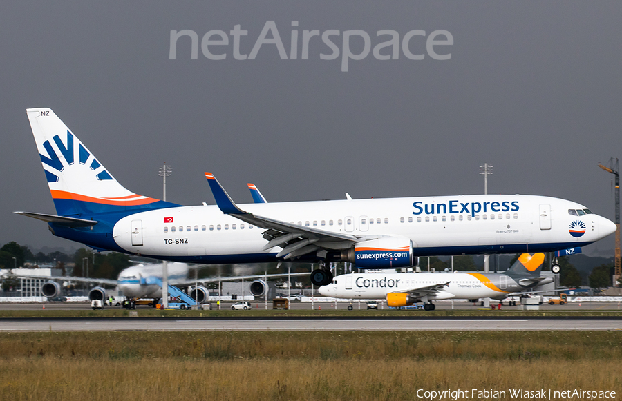 SunExpress Boeing 737-86N (TC-SNZ) | Photo 252936
