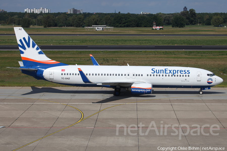 SunExpress Boeing 737-86N (TC-SNZ) | Photo 186988