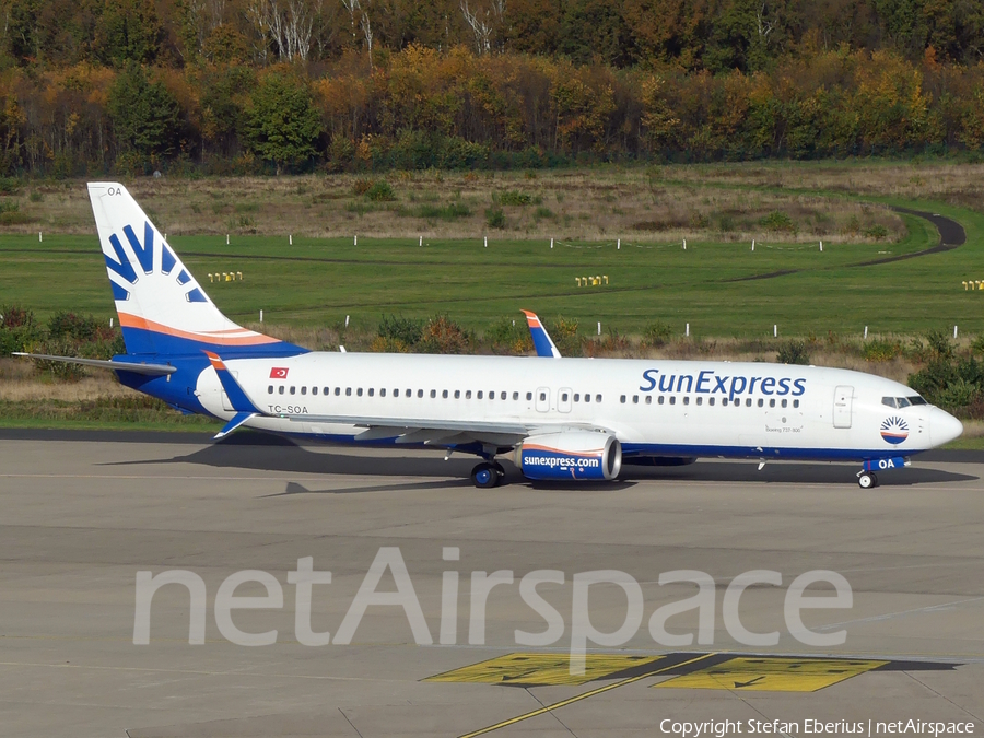 SunExpress Boeing 737-8HC (TC-SOA) | Photo 650604