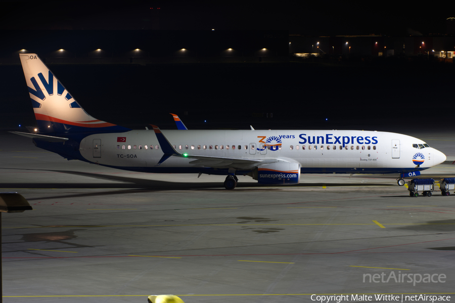 SunExpress Boeing 737-8HC (TC-SOA) | Photo 441656