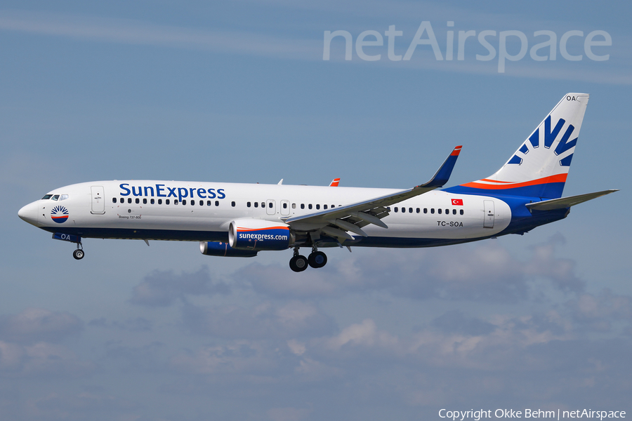 SunExpress Boeing 737-8HC (TC-SOA) | Photo 163159