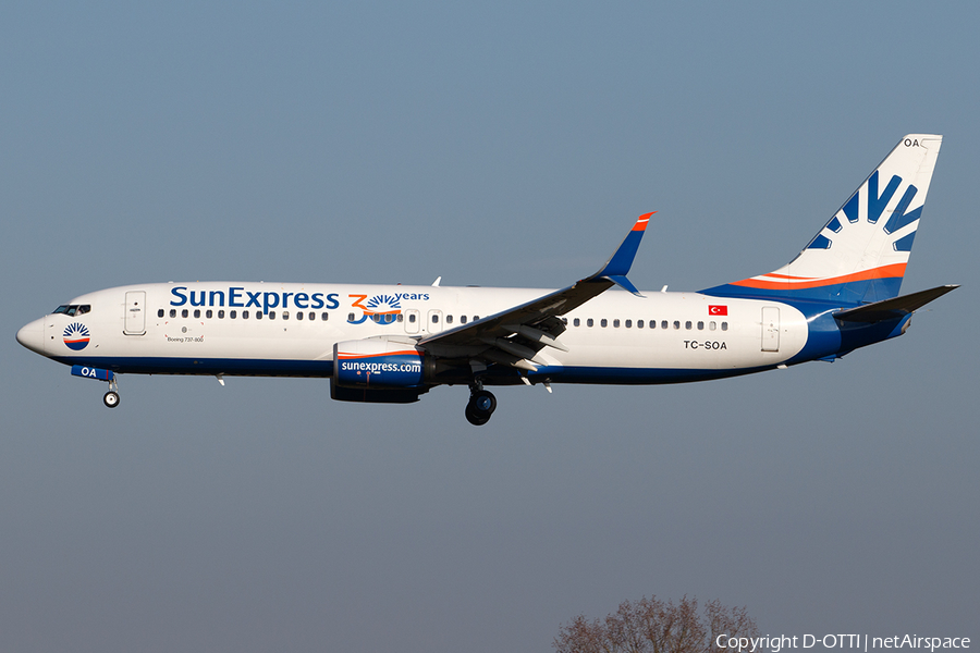 SunExpress Boeing 737-8HC (TC-SOA) | Photo 439446
