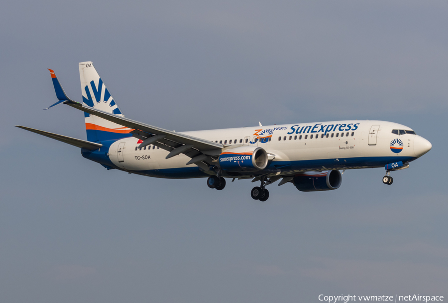 SunExpress Boeing 737-8HC (TC-SOA) | Photo 518419