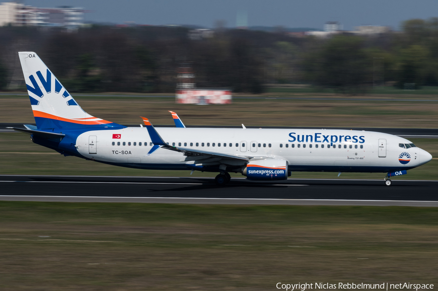 SunExpress Boeing 737-8HC (TC-SOA) | Photo 313640