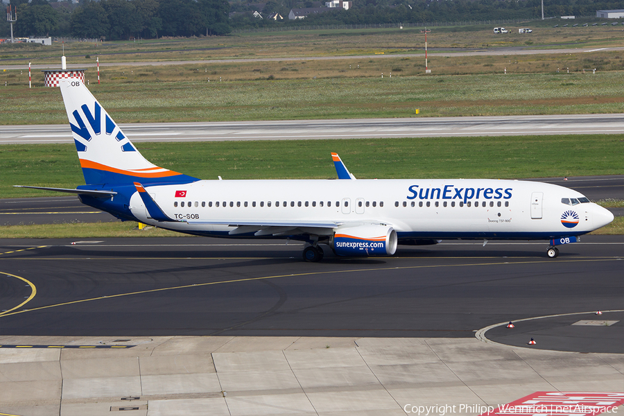 SunExpress Boeing 737-8HC (TC-SOB) | Photo 117544