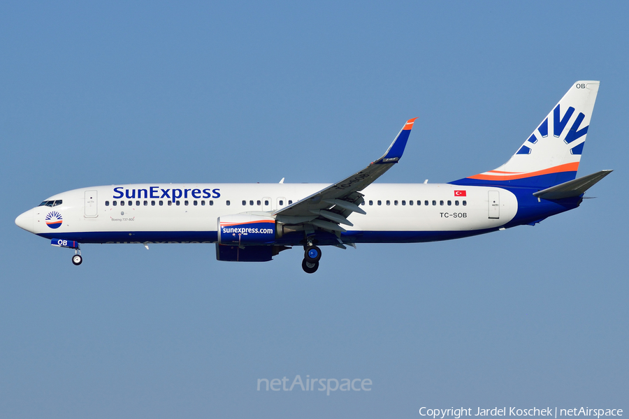 SunExpress Boeing 737-8HC (TC-SOB) | Photo 247393
