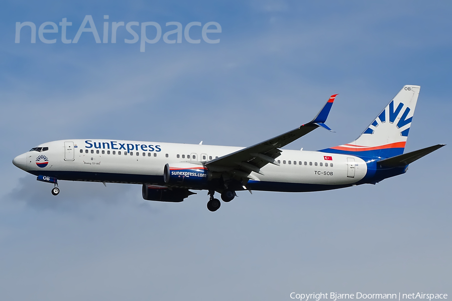 SunExpress Boeing 737-8HC (TC-SOB) | Photo 459312