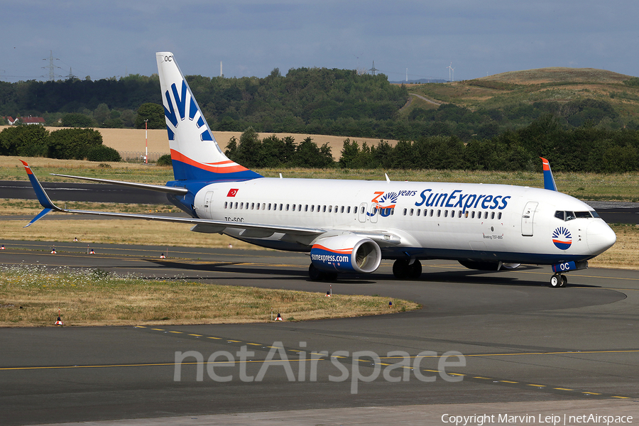 SunExpress Boeing 737-8HC (TC-SOC) | Photo 550656