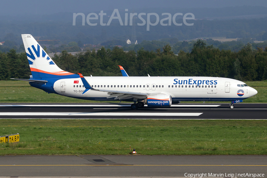 SunExpress Boeing 737-8HC (TC-SOC) | Photo 585338