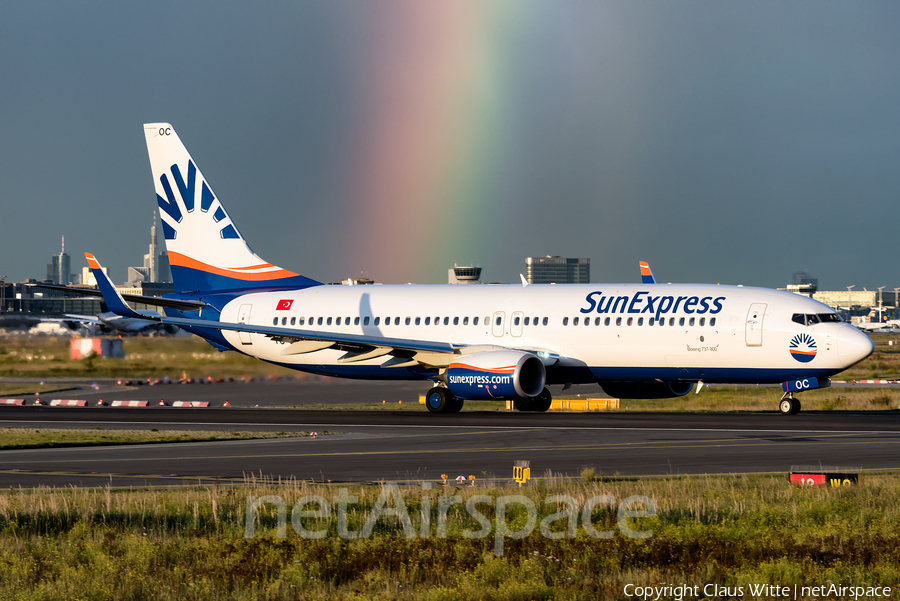 SunExpress Boeing 737-8HC (TC-SOC) | Photo 307374