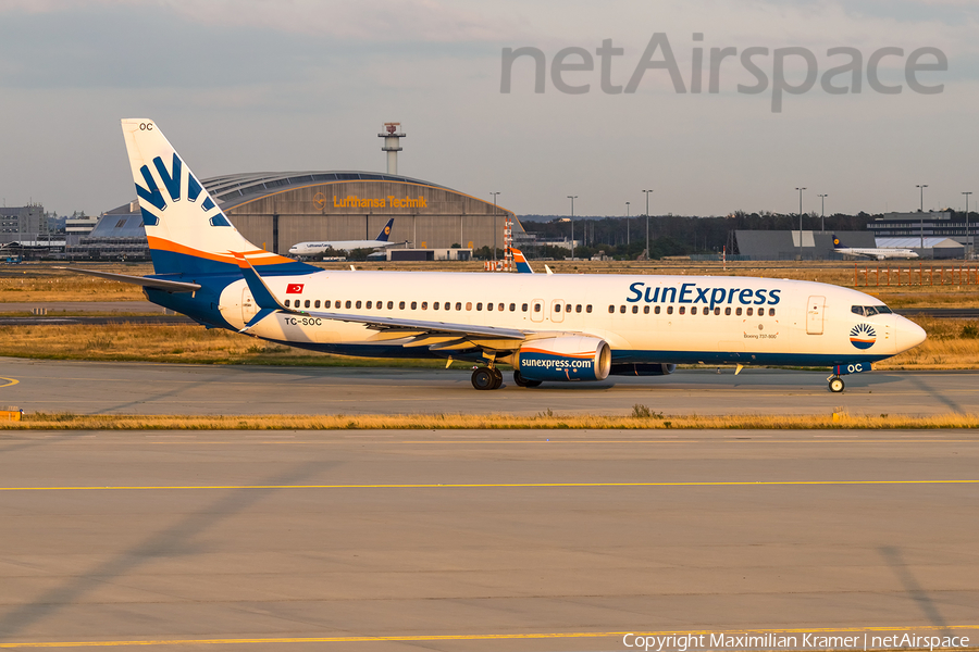 SunExpress Boeing 737-8HC (TC-SOC) | Photo 631217